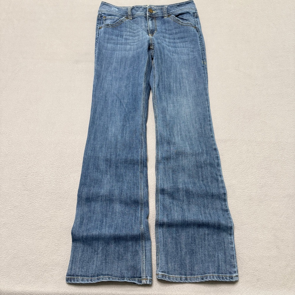 Cabi Jeans Women 8 Blue Bootcut Denim Low Rise Flap Pocket Y2k 2000s